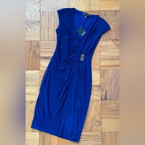 NWT American Living Royal Blue Cocktail Dress